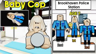 Child Born As An UNDERCOVER COP.. (Roblox Brookhaven)