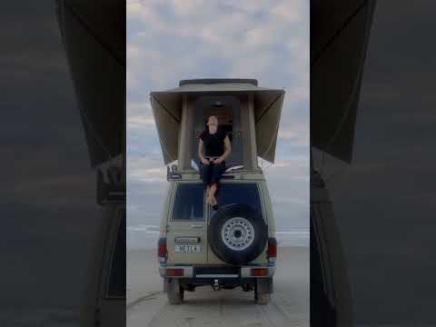 Just a girl and her toy 🧸 #overlandingaustralia #aussieoutbackadventure #travel #troopy