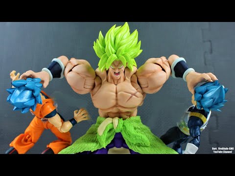 SH Figuarts Super Saiyan Broly FullPower Dragon Ball Super Stop Motion Review