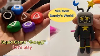 How to make Squid Game with clay -Gonggi & Vee from Dandy’s World