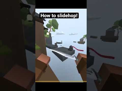 Slide hop the easy way! #krunker