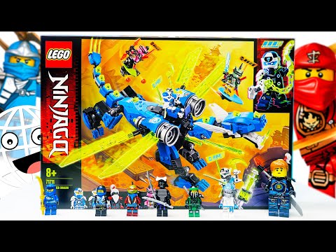 Боевой динозавр из Лего! Конструктор LEGO NINJAGO 71711 Кибердракон Джея