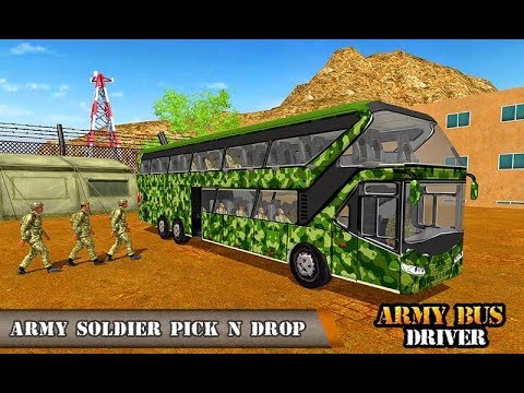 Army Bus Driving 2017 - Military Coach Transporter Android Gameplay