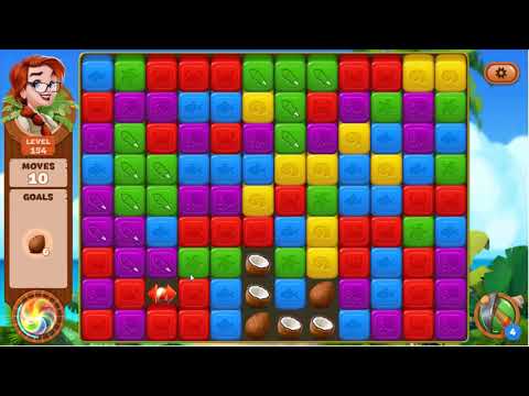 Lost Island Blast Adventure Level 154 - No Boosters