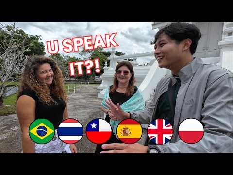 Indonesian Polyglot shocked everyone in Thailand by speaking various languages! 🤯😂