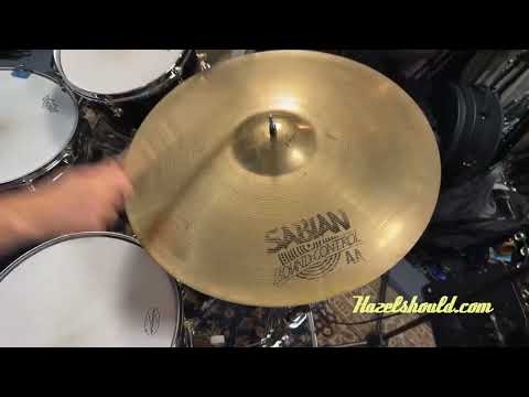 Rare Vintage Sabian 22” SOUND CONTROL Ride EARLY ONE! 3263 g AA TIGHT CONTROLLED Tone! AMAZING Bell image 8