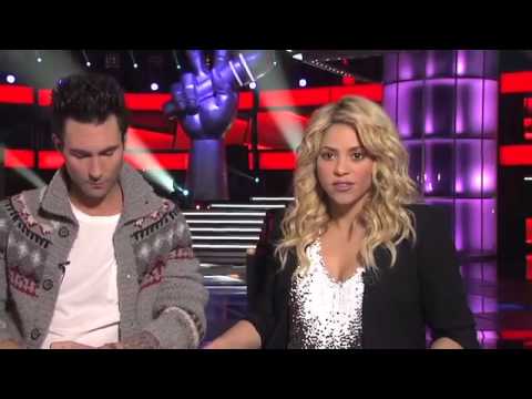 Adam Levine  Shakira Has 'Hot Flashes' During The Voice