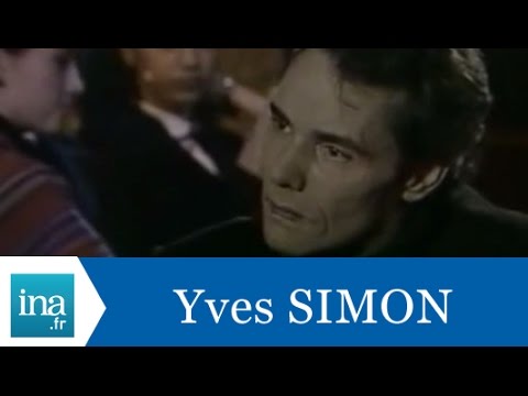 Yves Simon "We must leave traces" - INA Archive