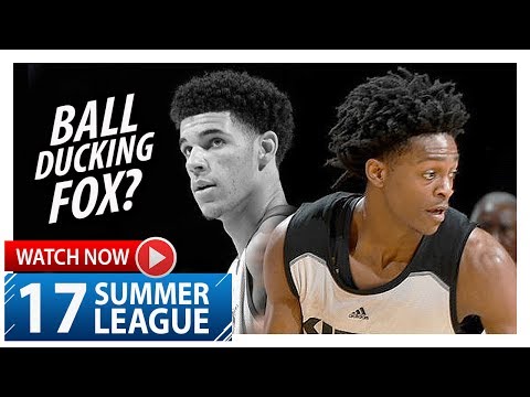 De'Aaron Fox Full Highlights vs Lakers (2017.07.10) Summer League - 12 Pts