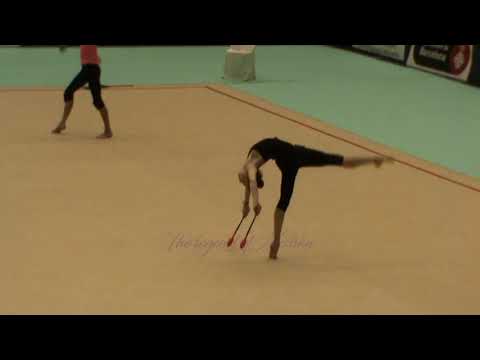 Mariya MATEVA (BUL) clubs - 2015 Trofeu ciutat de Barcelona trainings