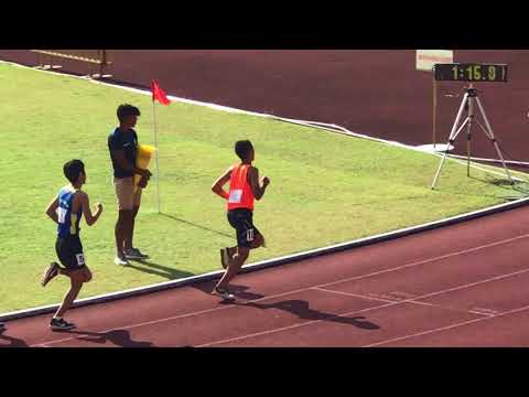 National School Games 59th Track & Field Championships 2018 800m C Boys Heat 2 - Husni