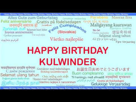 Kulwinder   Languages Idiomas - Happy Birthday