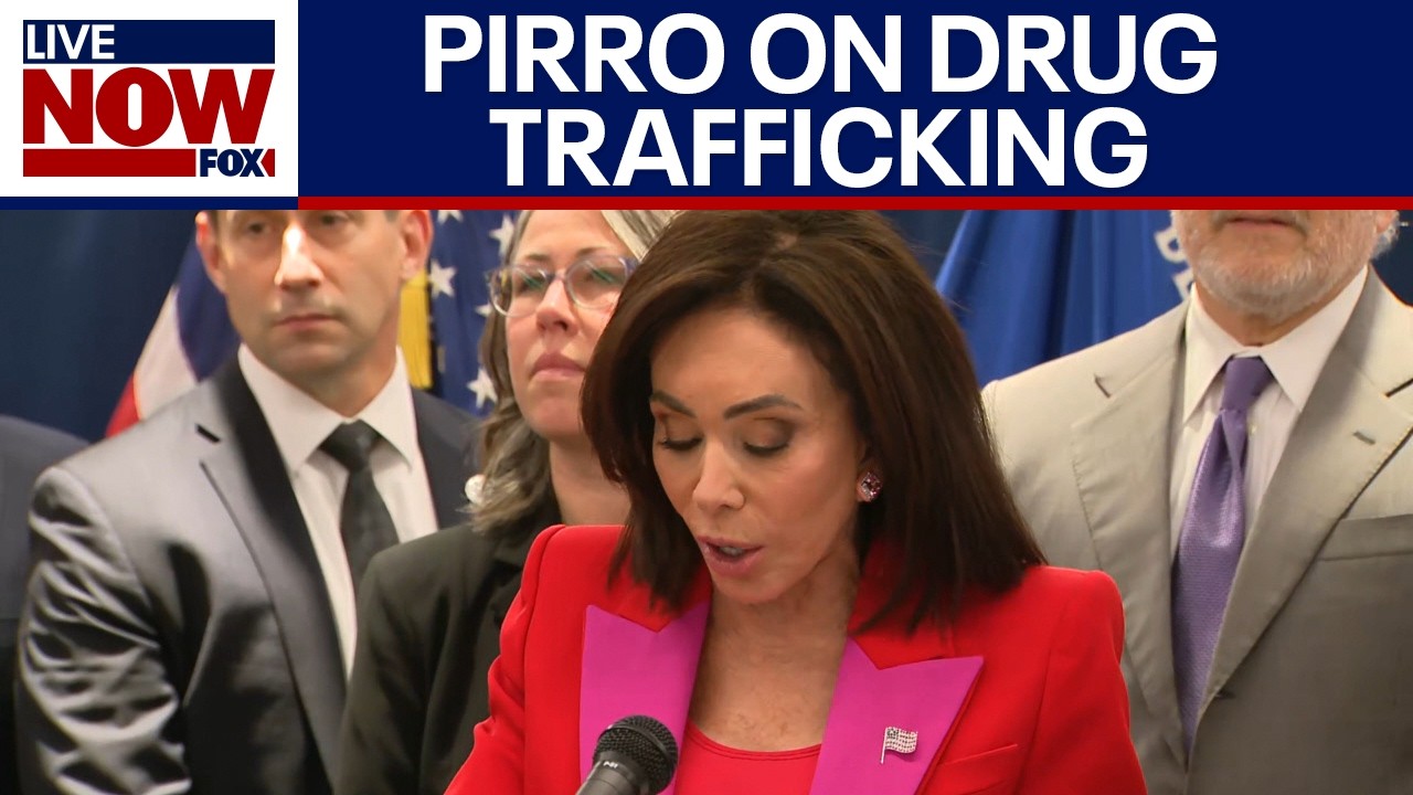 US Attorney Pirro speaks on drug trafficking