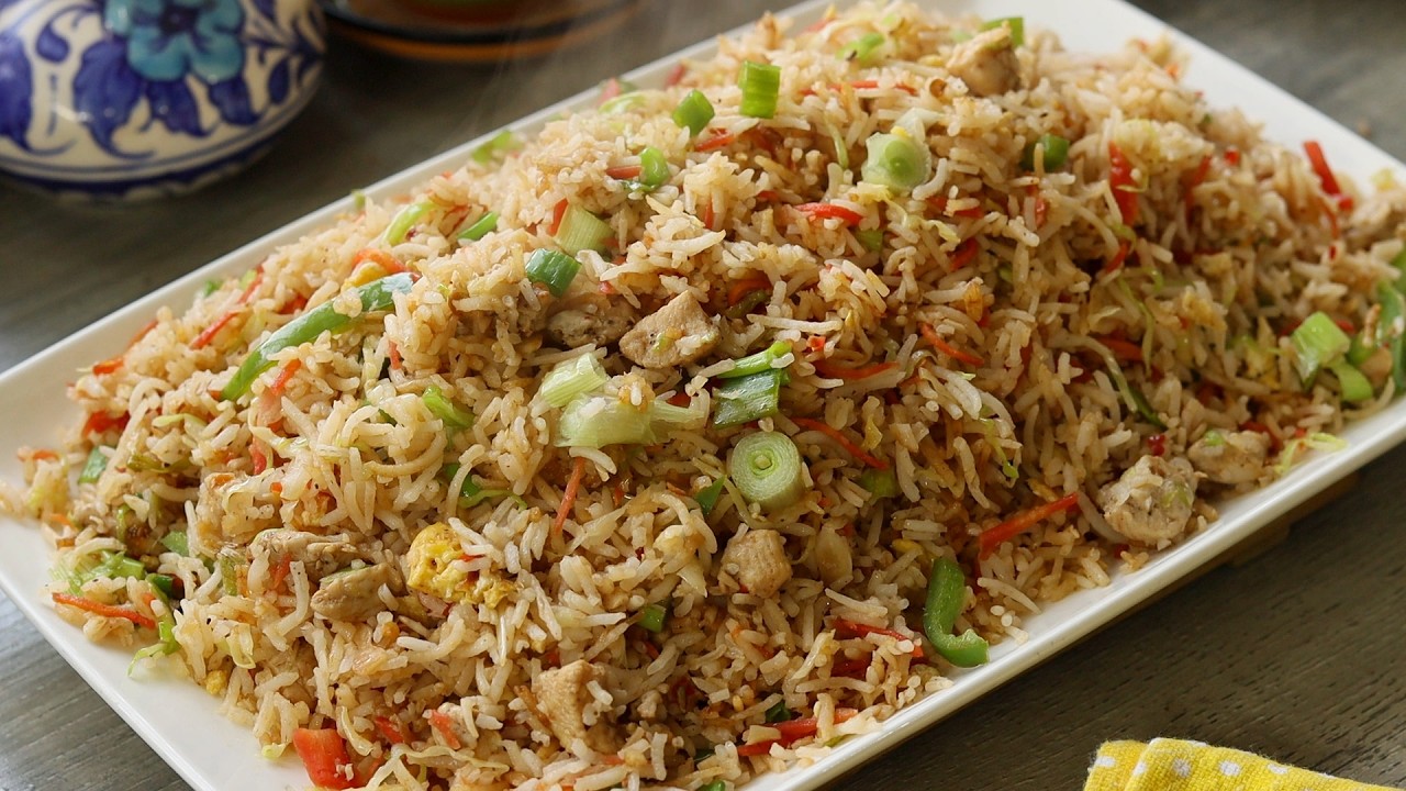 Mongolian Style Chicken Fried Rice by Yes I Can Cook — recipe photo