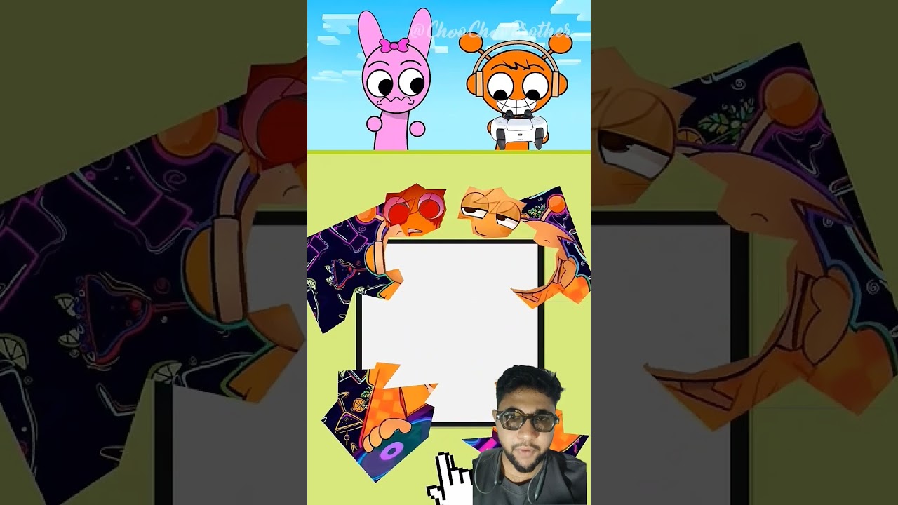 POV The Perfect Puzzle Challenge - Pinki vs Oren |Incredibox Sprunki #incredibox #sprunki #shorts