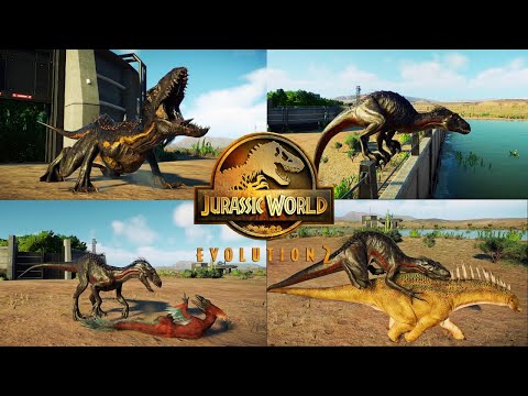 Indoraptor All Perfect Animations & Interactions | Jurassic World Evolution 2 Fallen Kingdom Pack