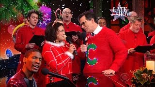 Norah Jones And Stephen Colbert Sing "Christmas Is Now"
