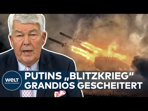 KAMPF UM UKRAINE: "Blitzkrieg der Russen ist schlichtweg gescheitert" | WELT Analyse