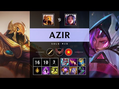 Azir Mid vs Irelia - VN Grandmaster Patch 25.09