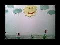 Мультфильм цветной бумаги!!! 