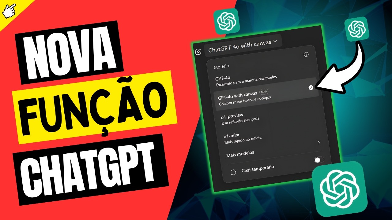 💪NOVO ChatGPT CANVAS Muda TUDO (outra vez) #chatgpt