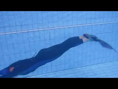 Natalia Ovodova, SPb, DYN 164,40m,  Russian competition CMAS 04.02.2017