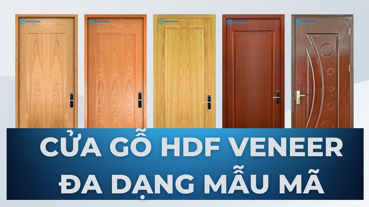 mẫu cửa gỗ công nghiệp HDF