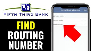 How To Find Routing Number On Fifth Third App 2026 (SIMPLE GUIDE)