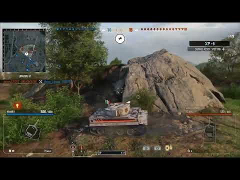 WOT CONSOLE PS4 / TIGER I HAMMER / Gameplay #2