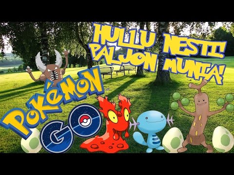 Pokemon GO Suomi - HULLU NESTI! 5Km & 10Km Munia + VIHDOIN SE LÖYTY!