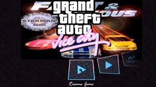 GTA VC Fast & Furious Mod For Android - Download Link