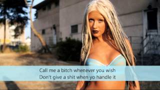 Christina Aguilera - SHUT UP  with Lyrics