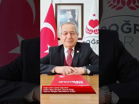 Hasan Basri Şentürk Ziyaret Ettiği Deprem Bölgesi İzlenimleri