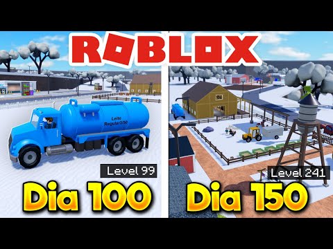PASSEI 150 DIAS CRIANDO UMA FAZENDINHA NO ROBLOX