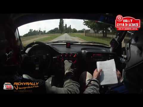CAMERA CAR FRIGATO   BARISON 13° RALLY CITTA' DI SCORZE' 2016 P S 10 ZERO BRANCO