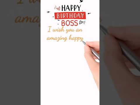 Happy Birthday Wishes For Boss | Birthday Wishes For Sir #shorts