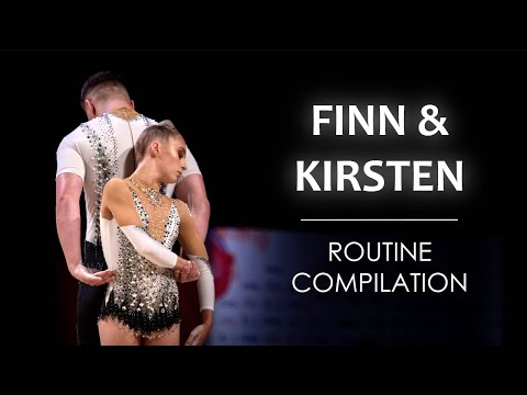 ACRO GYMNASTICS - Finn & Kirsten - Routine Compilation