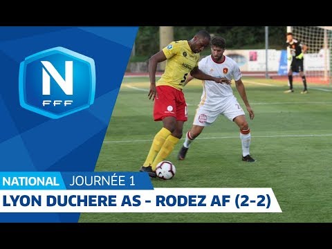 J1 : Lyon Duchère AS - Rodez Aveyron F. (2-2), le résumé I National FFF 2018-2019