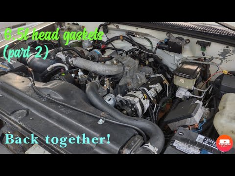 6.5L head gaskets (part2) Reassembly (wife's truck)