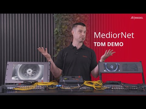 RIEDEL講座-MediorNet TDM Demo Kitの設定方法（日本語字幕付）