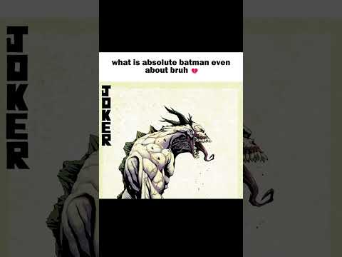 Absolute Joker is not even human anymore bruh 💔