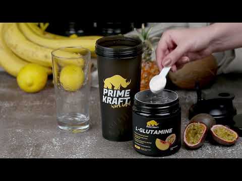 Миниатюра изображения товара L-глютамин Prime Kraft 200г (зеленое яблоко)