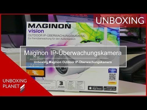Maginon Outdoor IP Surveillance Camera with WiFi - Unboxing Planet
