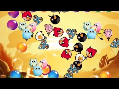 AB POP Angry Birds Level 363-365 game play hard level Win Win with high score!