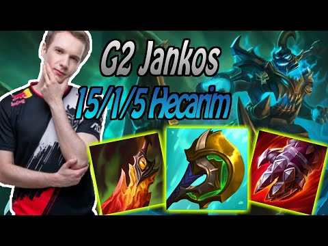 JANKOS DOES ANOTHER LEGENDARY SCORE IN THE JUNGLE - G2 Jankos plays Hecarim jungle (Preseason 11)