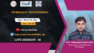 Live Session - 1: Hydraulic Engineering