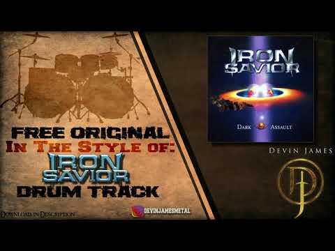 Iron Savior Styled Free Original Drum Track - 112 BPM (FREE WAV & DRUM MIDI DOWNLOAD)
