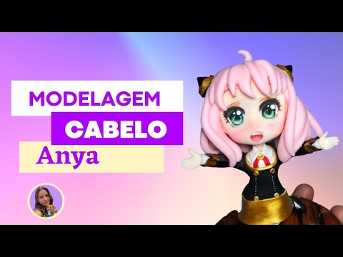 MODELAGEM DE CABELO EM BISCUIT - Anya