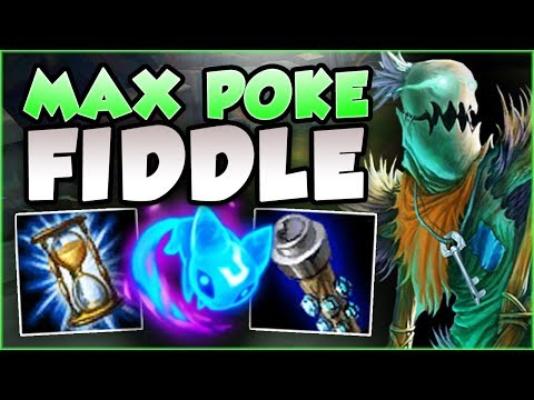 TILT THE ENEMY WITH THIS MAX POKE FIDDLESTICKS TOP BUILD! FIDDLESTICKS GAMEPLAY! - League of Legends