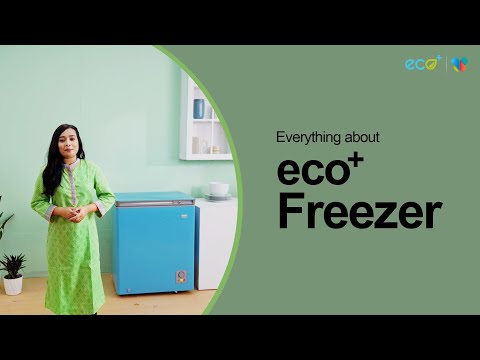 ECO+ Freezer | 198 Liter | Green Color